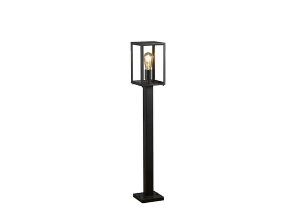 Konstsmide 7350-750, Utomhus pelar-/stolpbelysning, Svart, Glas, Stål, IP44, I, E27