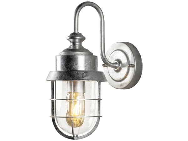 Konstsmide Cerignola galvaniserad 7351-320 Utomhus vägglampa E27 Metall