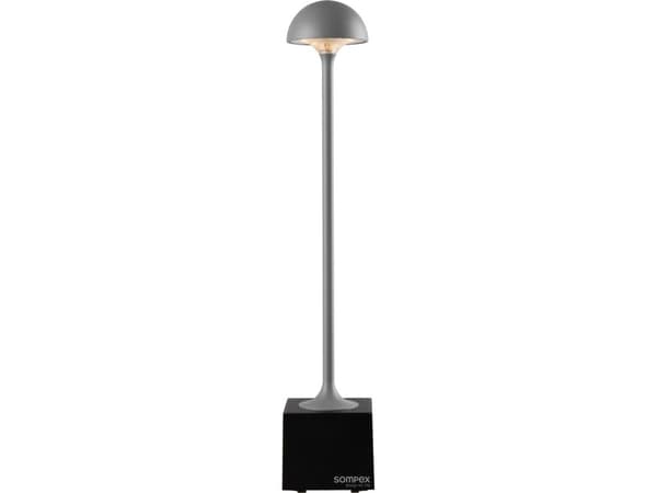 Sompex FLORA, Bordsbelysning för utomhusbruk, Grå, Gjuten aluminium, IP54, Trädgård, Terass, III