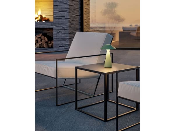 Sompex MOVE, Bordlys, Oliven, Aluminium, IP65, Hage, Terrasse, III