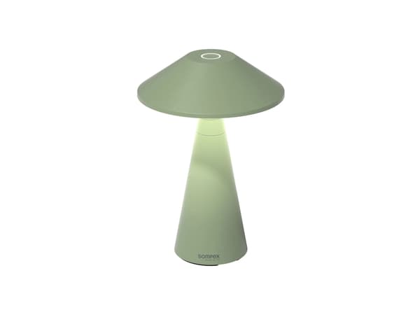 Sompex MOVE, Bordlys, Oliven, Aluminium, IP65, Hage, Terrasse, III Oliven