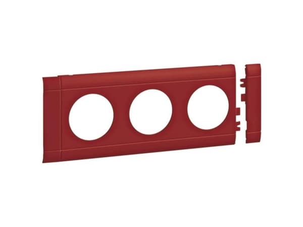 Hager GB080303020, Punainen, ABS-synteettinen, 1 kpl