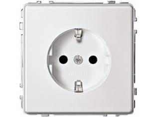 Merten MEG2300-7260, CEE 7/3, CEE 7/4, Alumiini, 250 V, 16 A Alumiini