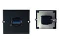 Pikkukuva 1 / 2: Bachmannin runko 1xUSB 30 90 pistorasia sivuttain