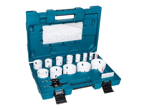 Makita - Hålsågssats - för trä, plast, aluminum, stål - 16 delar