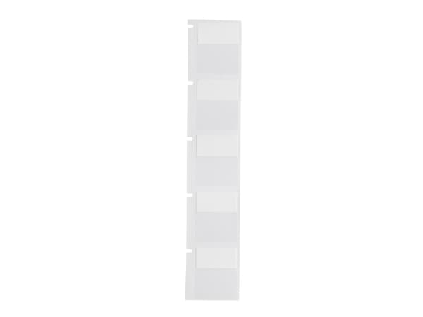 Brady A62-3-427, Transparent, Vit, Vinyl, Matt, -70 - 70 ° C