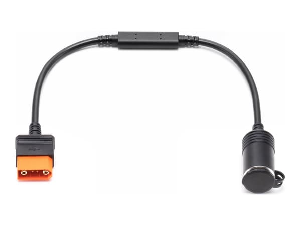 DJI - Strømkabel - Smart DC (SDC) (hann) til automobile cigarette lighter (hunn) - 12 V - 40 cm