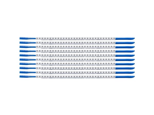 Brady SCN-07-X, Musta, Valkoinen, Nailon, 300 kpl, 1,9 mm, 2,4 mm