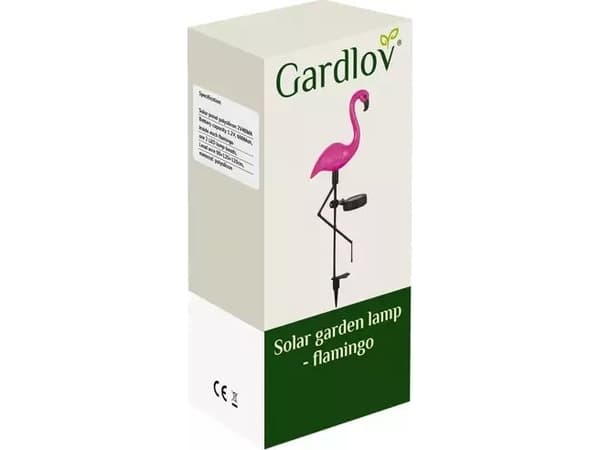 Gardlov solcellsdriven trädgårdslampa - flamingo Gardlov 21151