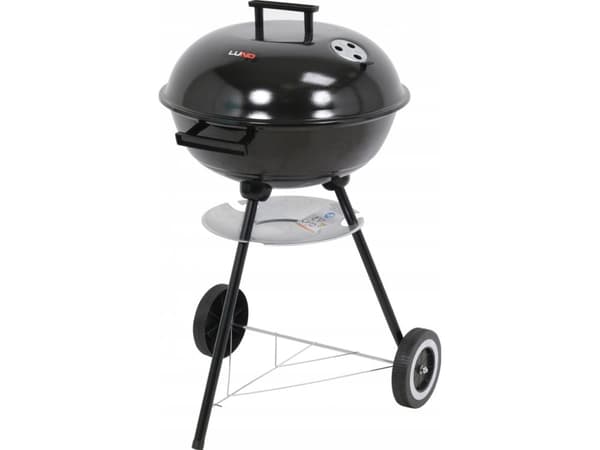 ROUND CHARCOAL GRILL WITH COVER, GRATE 41CM