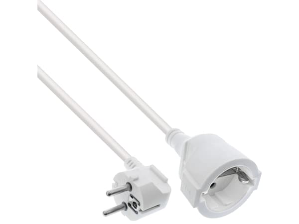 InLine 16407U, 7 m, inomhus, Typ F, Typ F, Vinklad, 1,5 mm ²