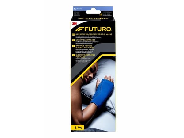 3M 48462DABI, Håndledd, Splint, En Størrelse, Nylon, Polyester, Spandex, Blå, Riktig/Høyre