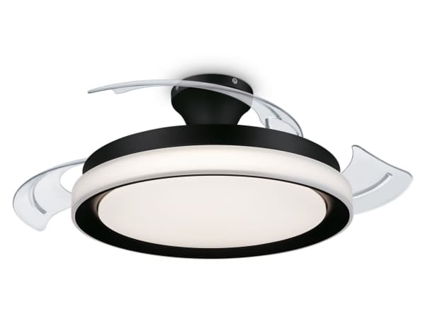 BLISS DC FAN CEILING 28W 35W BLACK Sort