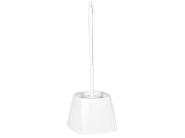 WC-harja Vikan medium 400mm RPP neliön muotoisella kulholla valkoinen,1 kpl