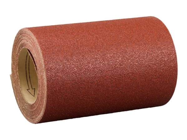 Makita - Sliprulle - för trä, metall, plast - grus: 80, medium-coarse - 120 mm x 5 m - för Makita 9046, 9046J, BO4900V, BO4900VJ, BO4901J