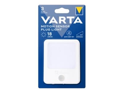 Varta - Liiketunnistinvalo - LED - lämmin valkoinen valo