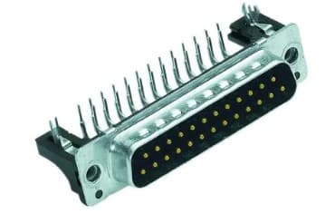 Harting 09 66 162 6817, D-Sub 9-pin M, Svart, Metallisk, Glasfiber, Stål, Termoplastisk harts, Koppar, 10 mO, 1000 V
