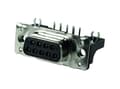 Miniatyrbild 1 av 4: Harting 09 66 152 6616, D-Sub 9-pin, Svart, Rostfritt stål, Stål, Termoplastisk harts, Kopparlegering, 10 mO, 1000 V