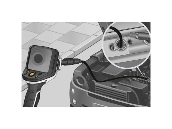 Laserliner FlexCamera Endoskop-sonde Probe Ø 9 mm 1.50 m LED-belysning, Fokusering