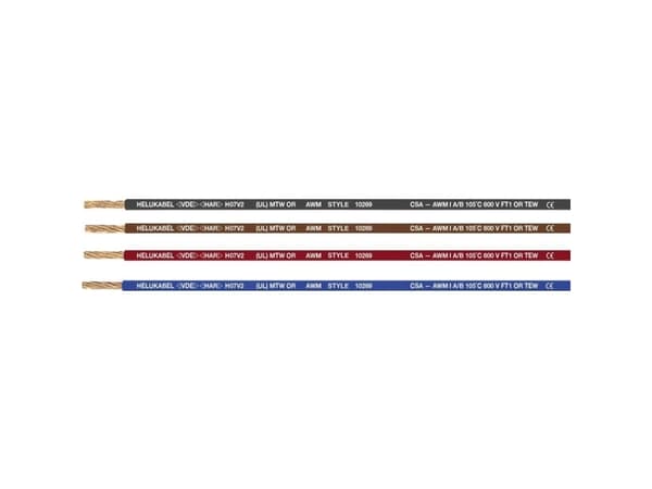 Helukabel 64208-100 Enkeltleder H07V2-K 1 x 16 mm² Hvid 100 m