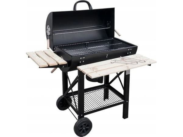 Mirpol MIR418 Trädgårdsgrill med träkol 70 cm x 35 cm