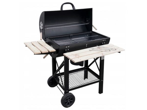 Mirpol MIR418 Trädgårdsgrill med träkol 70 cm x 35 cm