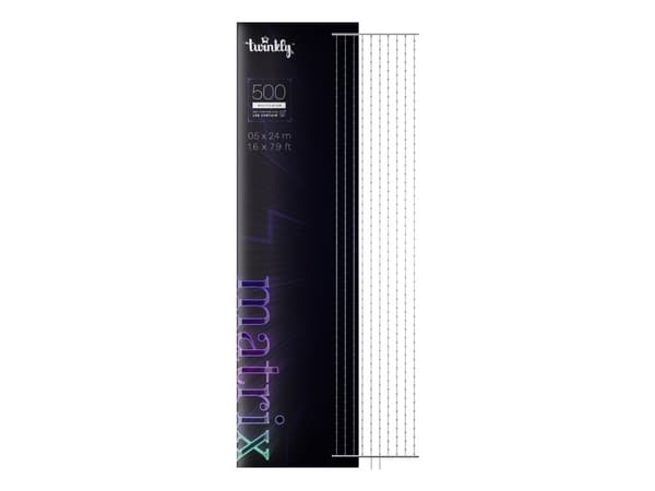 Twinkly Matrix - Lys gardin - LED - 14 W - klasse G - RGB-lys - 27000 K - pill - gjennomsiktig