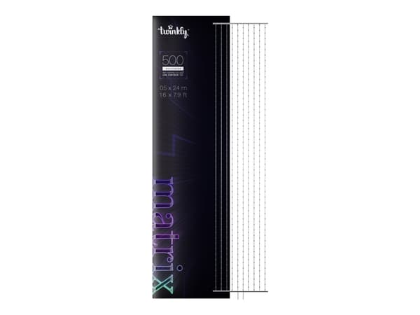 Twinkly Matrix - Lys gardin - LED - 13 W - klasse G - RGB-lys - 27000 K - pill - gjennomsiktig