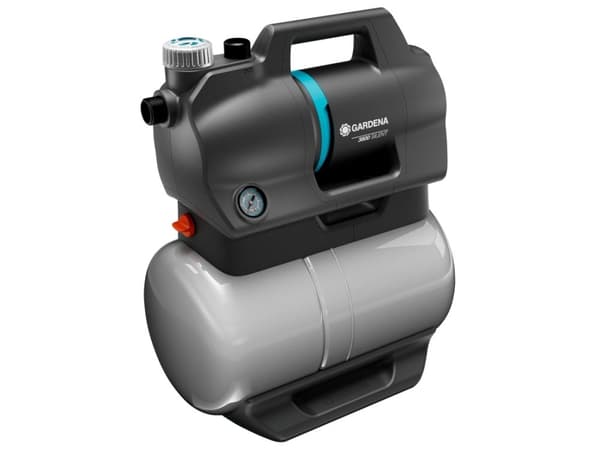 Gardena Pressure Tank Unit 3800 Silent, 600 W, AC, 3,9 stang, 3800 l/t, IPX4, Sort, Grå