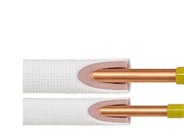 Basic isolerede kølerør - 1,0 mm, Uden flange og omløber, 50 m, 5/8''