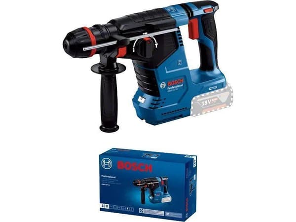 Perforator Bosch GBH 187-LI; 18 V; 2,4 J; SDS-pluss (uten batteri og lader) - SOLO