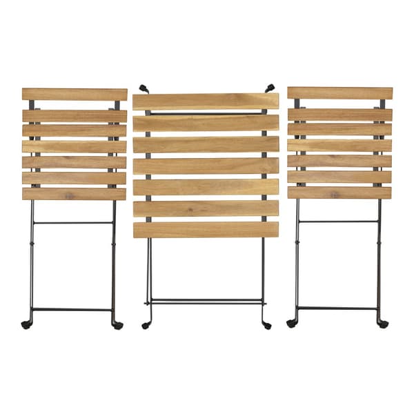 Caféset Bovino bord och 2 stolar akacia [casa.pro]