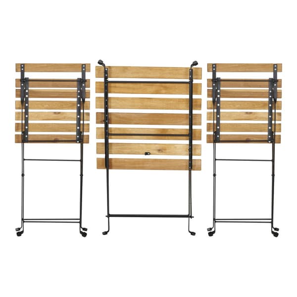 Caféset Bovino bord och 2 stolar akacia [casa.pro]