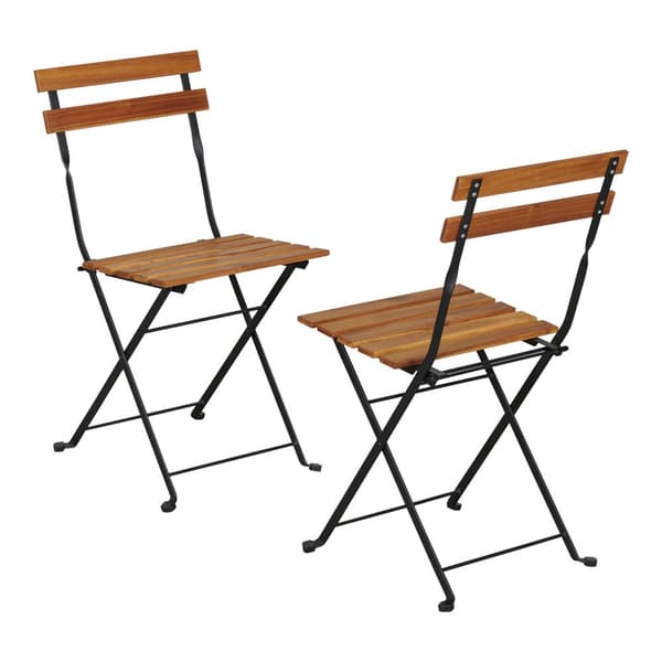 Caféset Bovino bord och 2 stolar akacia [casa.pro]