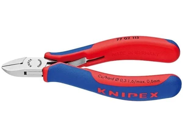 Knipex Electronics Diagonal 77 02 115 - Ledningskutter - stål