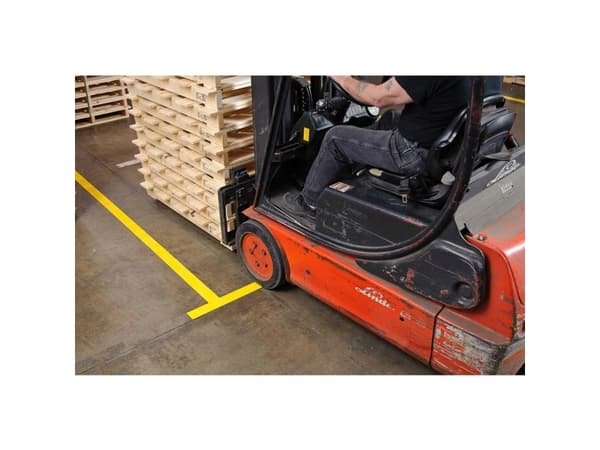 Brady B-514, Gul, Polyester, -18 ° C, 60 ° C, 30,48 m, 50,8 mm