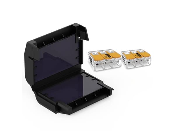 CellPack 410361 EASY-PROTECT/623 Gelboks til forbindingsklemme fleksibel: 0.5-6 mm² stift: 0.5-6 mm² 1 stk Sort
