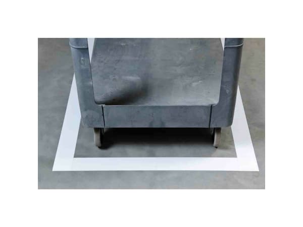 Brady, B-514, ToughStripe, gulvmerkebånd, polyester, hvit, 50,8 mm x 30 m (104311)