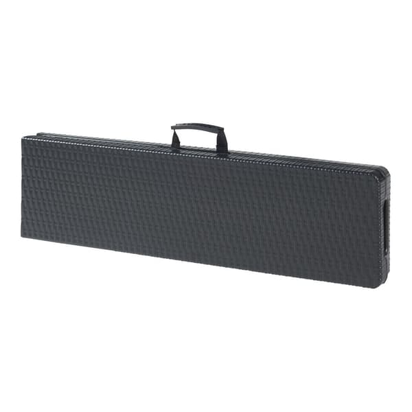 Hopfällbar bänk Mark 180x25x43 cm rottingkänsla [en.casa]
