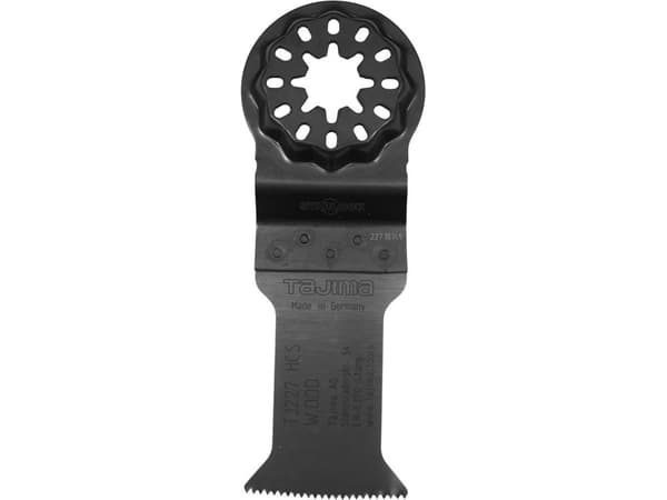 Geležtė universali multifunkciniam įrankiui HCS 50x35mm, lenkta, medienai, Starlock tvirtinimas Tajima