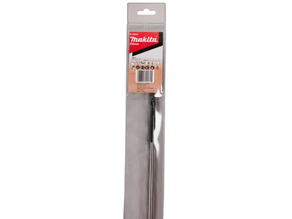 Makita D-70334, Borr, 8 mm, 600 mm, Trä, 7,5 cm, Slipad High Speed ??Steel (HSS-G)