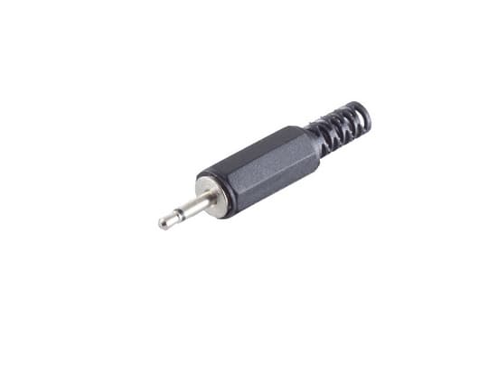 shiverpeaks BS51300, 2.5 mm, Svart, Hankoppling, Rak, 1 styck