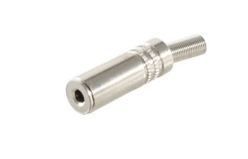 shiverpeaks BS51110-M, 3.5 mm, Rostfritt stål, Honkoppling, Rak, Metall, 1 styck