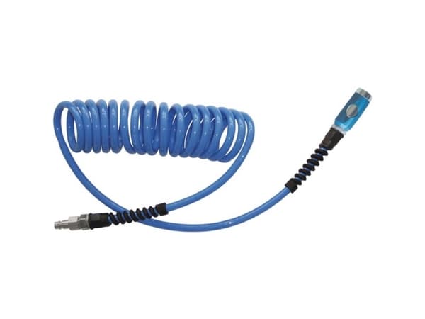 EWO Trykluft-Spiralslange 7.5 m 16.8 bar