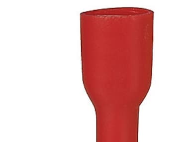 Litteä liitin naaras Totalisol.Red - 6,3X0,8Mm - (100 kpl)