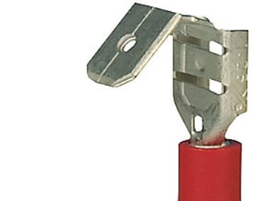 Fladstik Fordeler Hun Rød - 6,3X0,8Mm - (100 stk.)