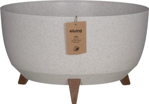 4Living Pot Roma med ben 47 cm sand