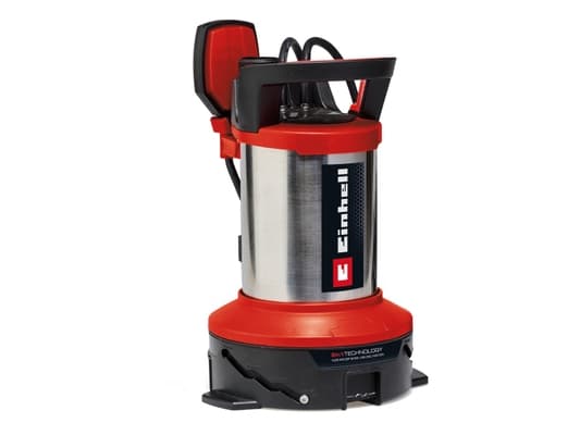 Einhell GE-DP 7535 N LL ECO, 750 W, AC, 0,9 stang, 18500 l/t, IPX8, Sort, Rød, Rustfritt stål