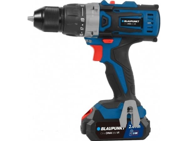 Blaupunkt drill/driver 18V CD7010 drill/driver 2XBatteri og lader