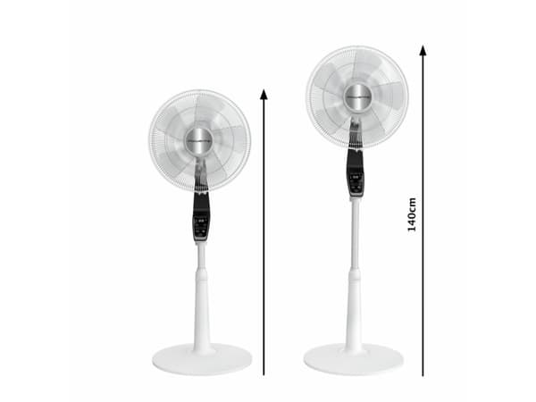 Rowenta Turbo Silence Extreme VU5690, Husholdningsvifte, Sort, Hvit, Gulv, 35 dB, 3990 m³/t, 120°